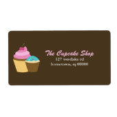 Colorful Cupcakes Etiket (Voorkant)