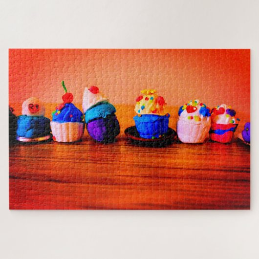 Colorful Cupcakes Legpuzzel (Horizontaal)