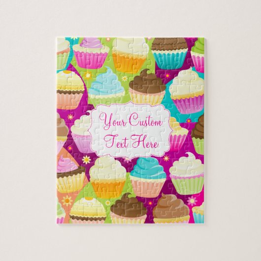 Colorful Cupcakes Legpuzzel (Verticaal)