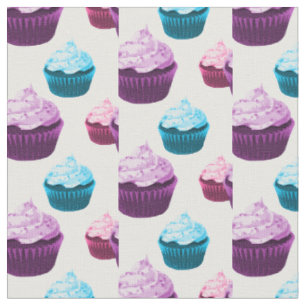 Colorful Cupcakes Patroon Stof