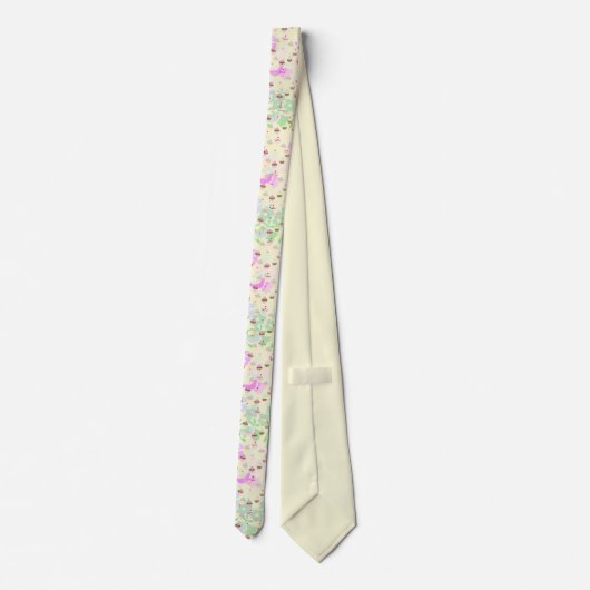 Colorful Cupcakes Patroon Stropdas (Achterkant)