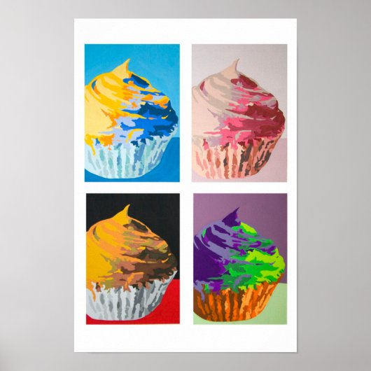 Colorful Cupcakes Poster (Voorkant)