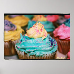 Colorful Cupcakes Poster