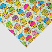 Colorful Cupcakes Tissuepapier (Detail)