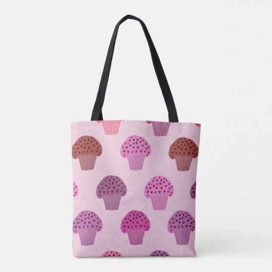 Colorful Cupcakes Tote Bag (Achterkant)