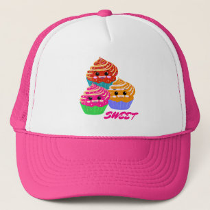 Colorful cupcakes trucker pet