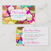 Colorful Cupcakes Visitekaartje (Voorkant / Achterkant)