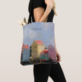 Colorful Curacao, gepersonaliseerd Tote Bag