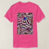 Colorful Curling T-shirt (Design voorkant)