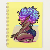 Colorful Curly Hair Planner (Voorkant)