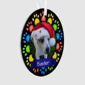 Colorful Custom kerstfoto Ornament (voorkant)