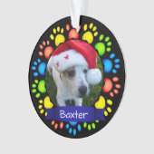 Colorful Custom kerstfoto Ornament (voorkant)