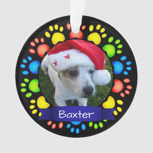 Colorful Custom kerstfoto Ornament (voorkant)