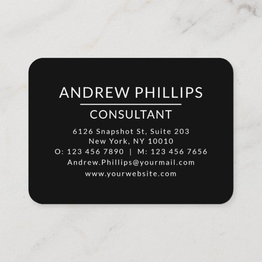 Colorful Custom Modern Moon Space Cityscape Visitekaartje (Achterkant)