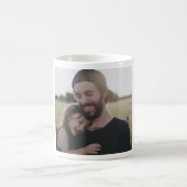 Colorful Custom Photo -Vaderdag Two-Tone Coffe Koffiemok (Center)