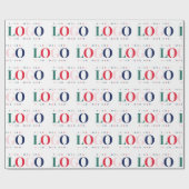 Colorful Custom Rectangle Business Logo kerst Cadeaupapier (Vlak)