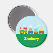 Colorful Cute Animals Train for Kids Magneet (Voorkant / Achterkant)