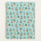 Colorful Cute Cactus in hand getekend stijlpatroon Planner (Voorkant)