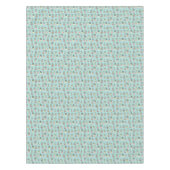 Colorful Cute Cactus in hand getekend stijlpatroon Tafelkleed (Voorkant)