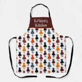 Colorful Cute Cats Pattern Personalized Schort (Voorkant)