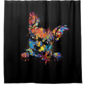 Colorful Cute Chihuahua Douchegordijn (Voorkant)