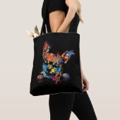 Colorful Cute Chihuahua Tote Bag (Dichtbij)