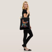 Colorful Cute Chihuahua Tote Bag (Op model)