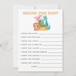 Colorful Cute Dinosaurussen Vermaakt Baby shower K