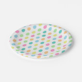 Colorful Cute Easter Egg Pattern Papieren Bordje (Gekanteld)