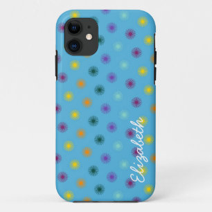 Colorful Cute Flower Pattern Case-Mate iPhone Case