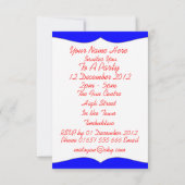 Colorful Cute Fun Circus Clown Juggling Kaart (Achterkant)