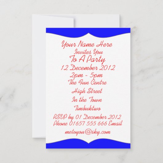 Colorful Cute Fun Circus Clown Juggling Kaart (Achterkant)