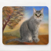 Colorful Cute Kat Fine Art Muismat (Voorkant)