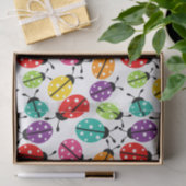 Colorful Cute Lady Bug naadloos patroon Tissuepapier (Geschenk)