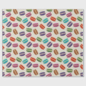 Colorful Cute Macaroons Patroon Cadeaupapier (Vlak)