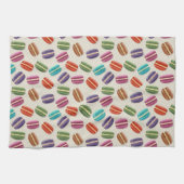 Colorful Cute Macaroons Patroon Theedoek (Horizontaal)