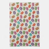 Colorful Cute Macaroons Patroon Theedoek (Verticaal)