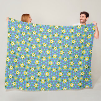 Colorful Cute Patterned Fleece Deken