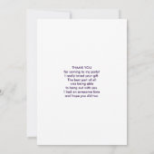 Colorful Cute Whimsical Birds Bedankt (Achterkant)