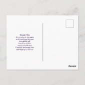 Colorful Cute Whimsical Birds Bedankt Briefkaart (Achterkant)