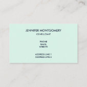 Colorful Cute Whimsical Birds Trio Visitekaartje (Achterkant)