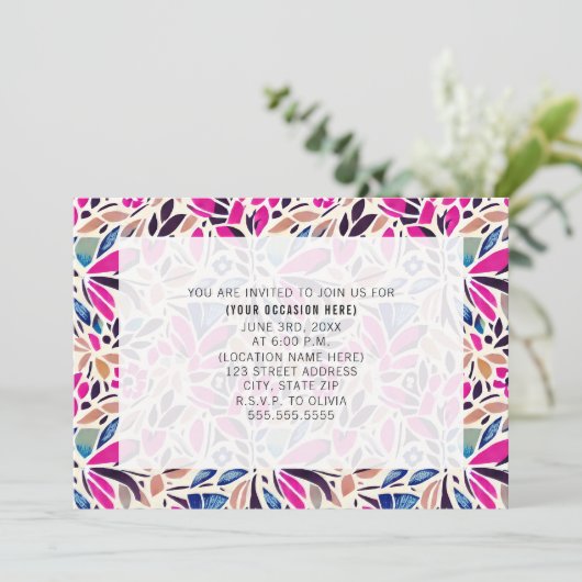 Colorful Cutouts All Purpose Generic Party Kaart (Staand voorkant)