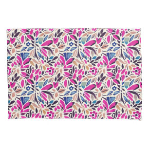 Colorful Cutouts Botanisch Pattern Duvet Hoesje Kussensloop