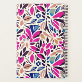 Colorful Cutouts Botanische Patroonplaat Planner (Achterkant)