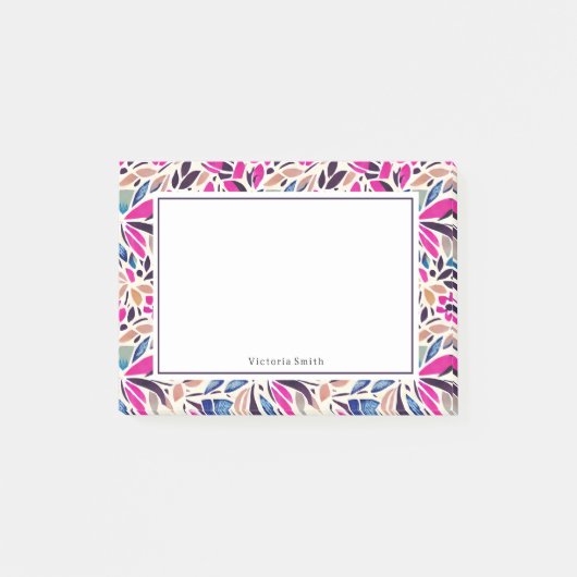 Colorful Cutouts Floral Post-it® Notes (Voorkant)
