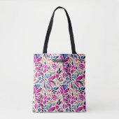 Colorful Cutouts Patroon Tote Bag (Voorkant)