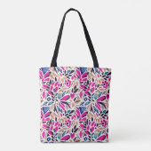 Colorful Cutouts Patroon Tote Bag (Achterkant)