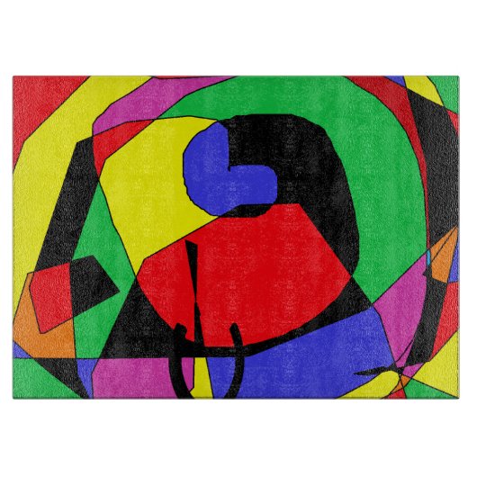 Colorful Cutting Board Multicolor Snijplank (Voorkant)