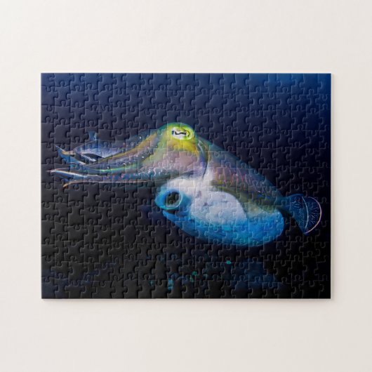 Colorful Cuttlefish Jigzaag Puzzle Legpuzzel (Horizontaal)
