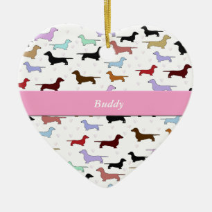 Colorful Dachshund Ornament